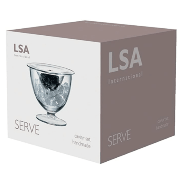 Caviar Serving Set Clear1
