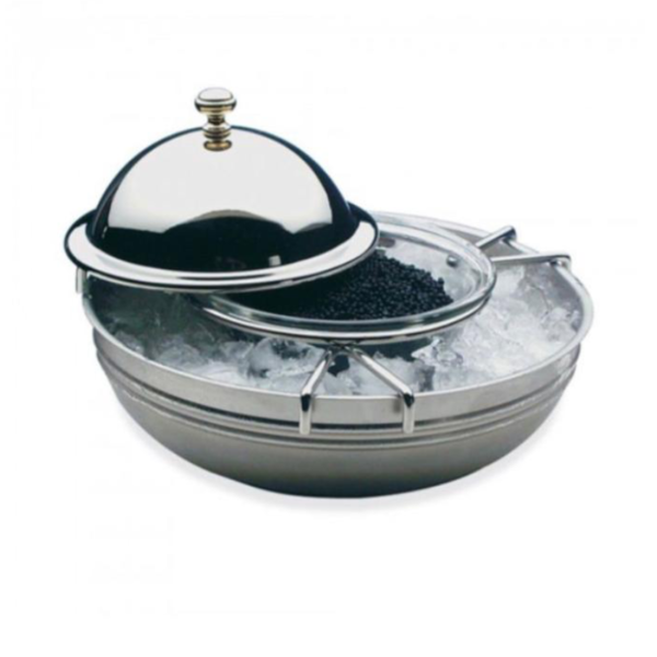 Stainless Steel Round Caviar Bowl