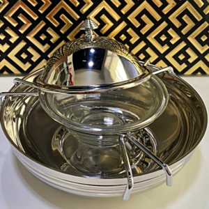 Stainless Steel Round Caviar Bowl1