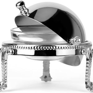 Silver-Plated-Dome-Shape-Caviar-Server.