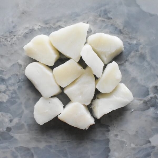 Wild-Caught Chilean Sea Bass (Patagonian Toothfish) 20–25g Cubes